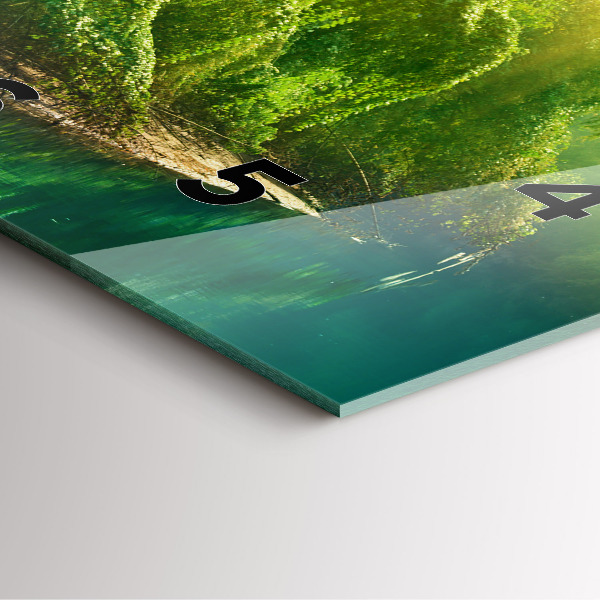 Orologio quadrato Natura pacifica