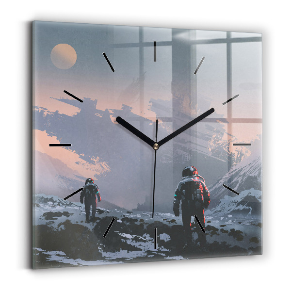 Orologio quadrato Astronauti Via Lattea