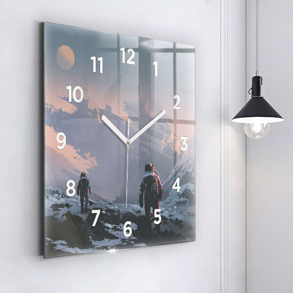 Orologio quadrato Astronauti Via Lattea