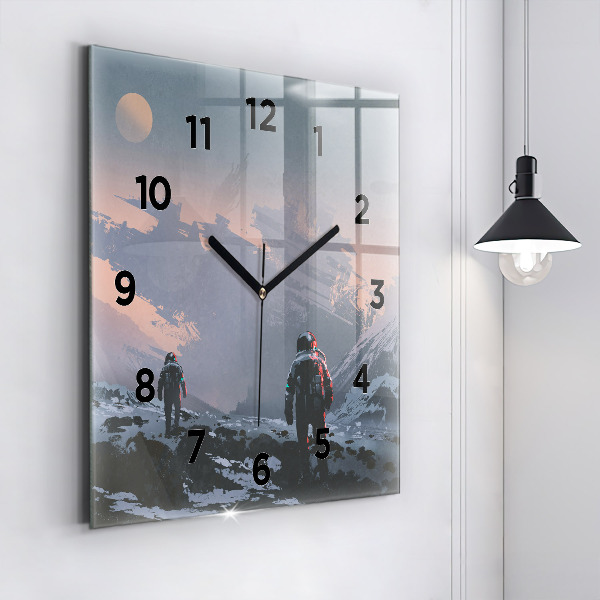 Orologio quadrato Astronauti Via Lattea