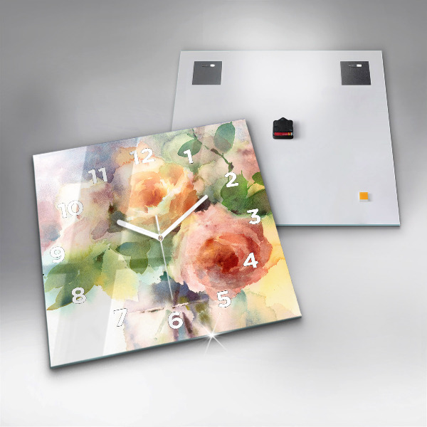 Orologio quadrato Visualizzazione della natura