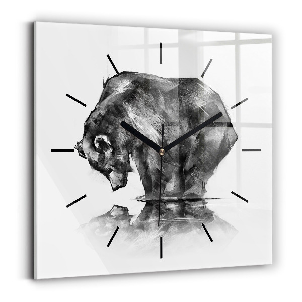 Orologio quadrato Orso dei cartoni animati