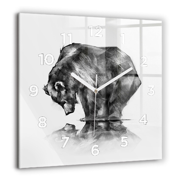 Orologio quadrato Orso dei cartoni animati