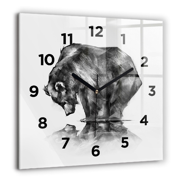 Orologio quadrato Orso dei cartoni animati