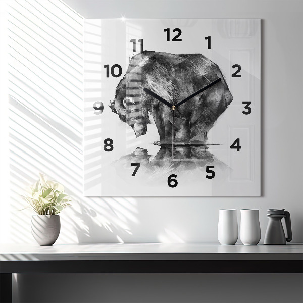 Orologio quadrato Orso dei cartoni animati