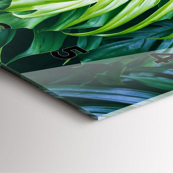 Orologio quadrato Il lato tropicale della natura