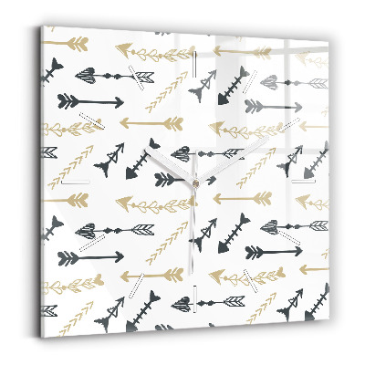 Orologio quadrato Motivo geometrico hipster