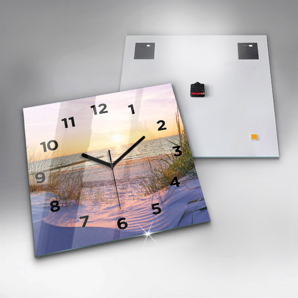 Orologio quadrato Mare soleggiato polacco
