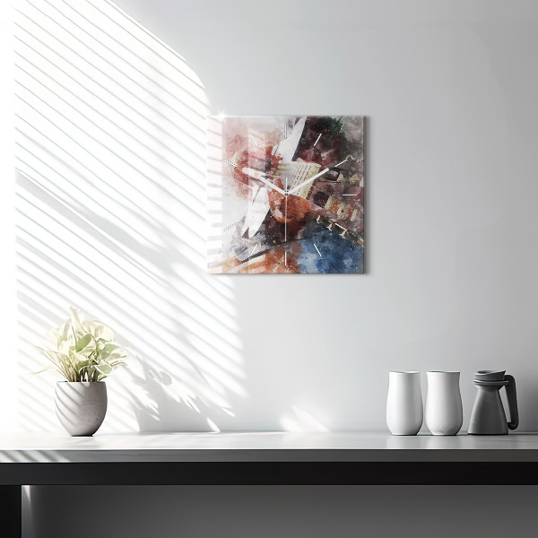 Orologio quadrato Visualizzazione della chitarra