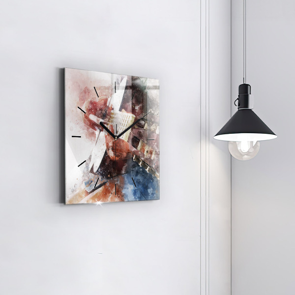 Orologio quadrato Visualizzazione della chitarra