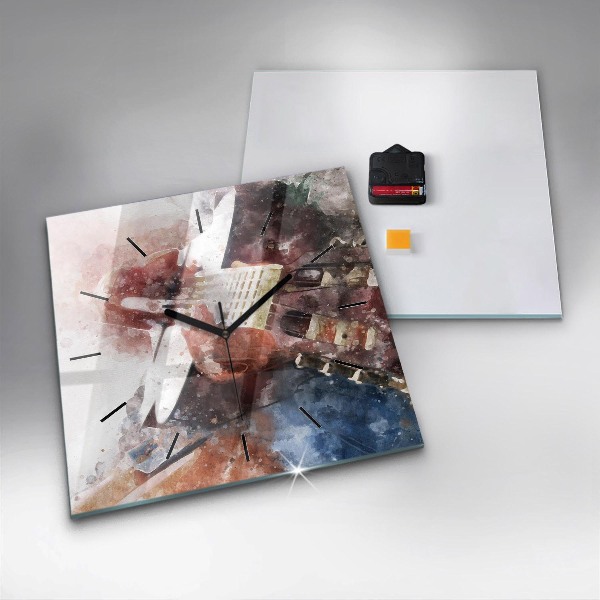 Orologio quadrato Visualizzazione della chitarra