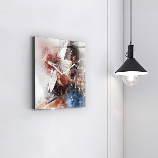 Orologio quadrato Visualizzazione della chitarra