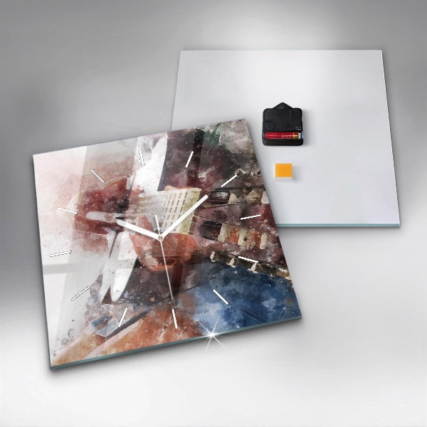 Orologio quadrato Visualizzazione della chitarra