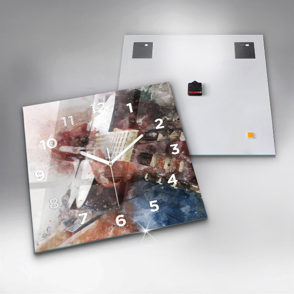 Orologio quadrato Visualizzazione della chitarra