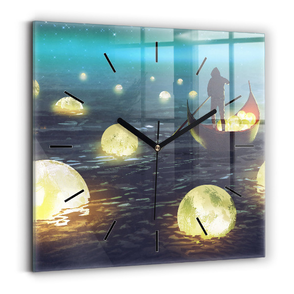 Orologio quadrato Astrazione