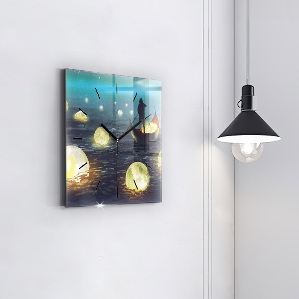 Orologio quadrato Astrazione