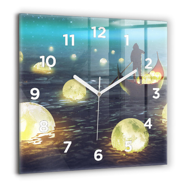 Orologio quadrato Astrazione