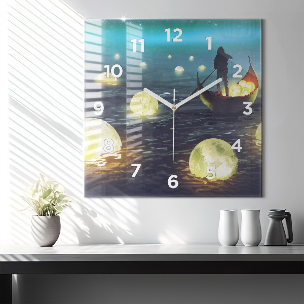 Orologio quadrato Astrazione