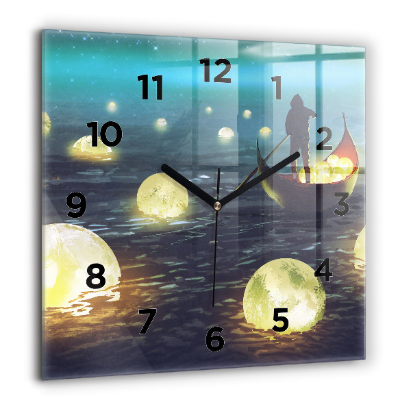 Orologio quadrato Astrazione