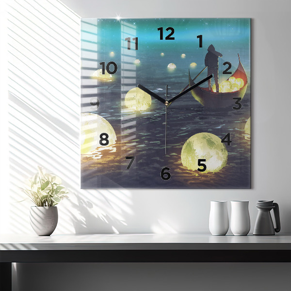 Orologio quadrato Astrazione