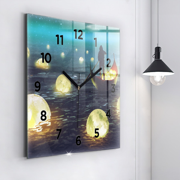 Orologio quadrato Astrazione
