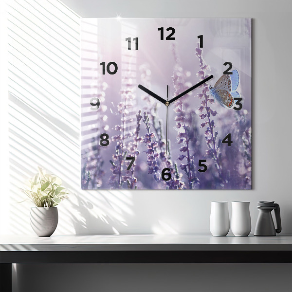 Orologio quadrato Astrazione