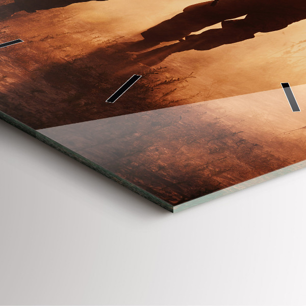 Orologio quadrato in vetro Marines degli Stati Uniti