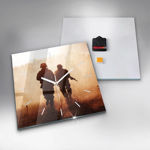 Orologio quadrato in vetro Marines degli Stati Uniti