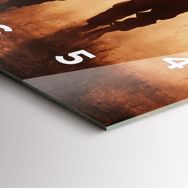 Orologio quadrato in vetro Marines degli Stati Uniti