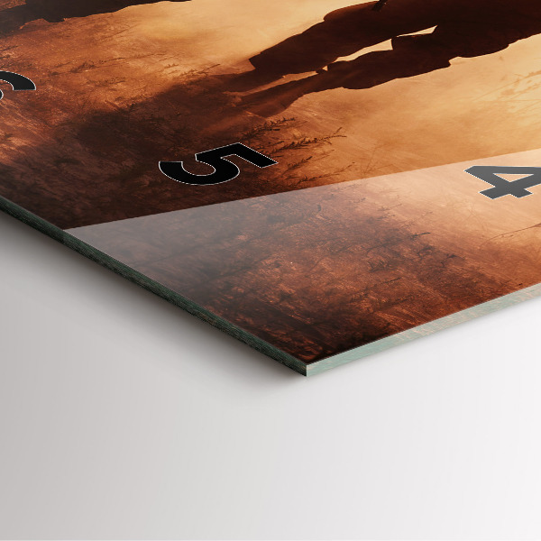 Orologio quadrato in vetro Marines degli Stati Uniti