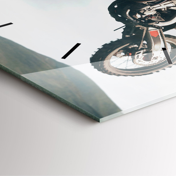 Orologio quadrato in vetro Stile motore Adrenalina