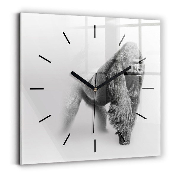 Orologio quadrato in vetro Collezione di arte animale
