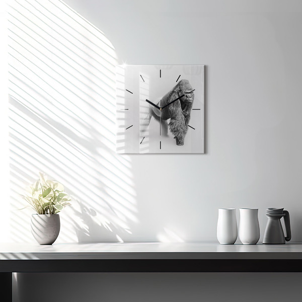 Orologio quadrato in vetro Collezione di arte animale