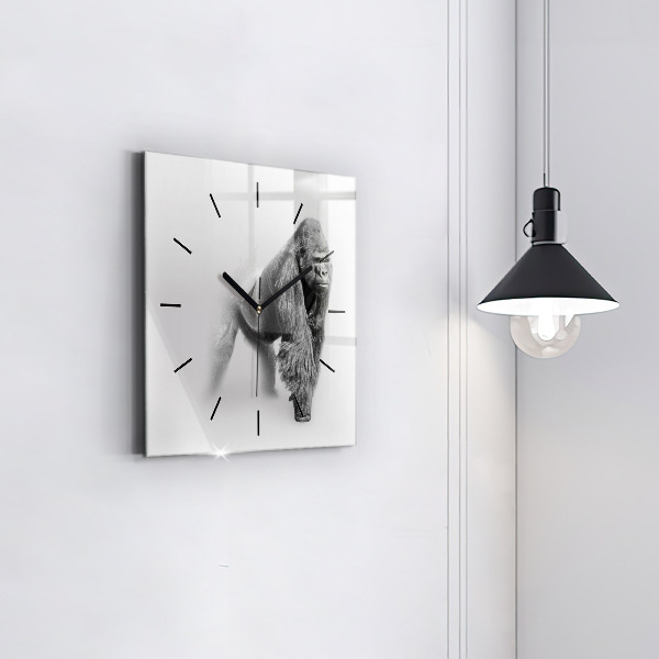 Orologio quadrato in vetro Collezione di arte animale