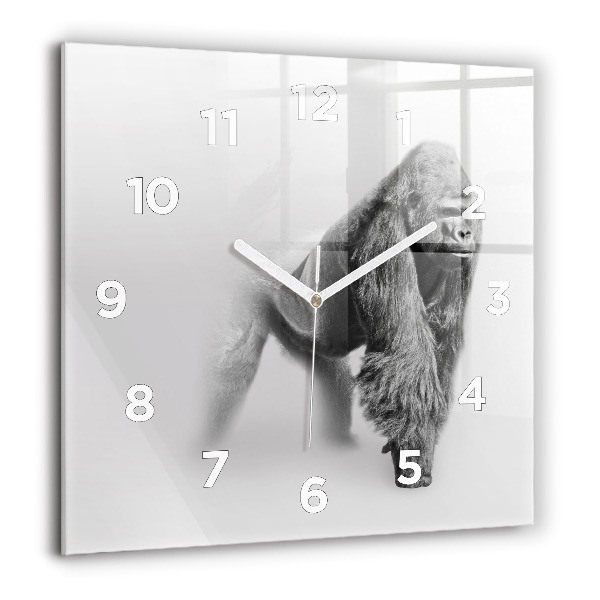 Orologio quadrato in vetro Collezione di arte animale