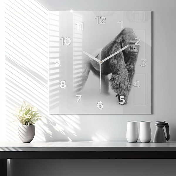 Orologio quadrato in vetro Collezione di arte animale