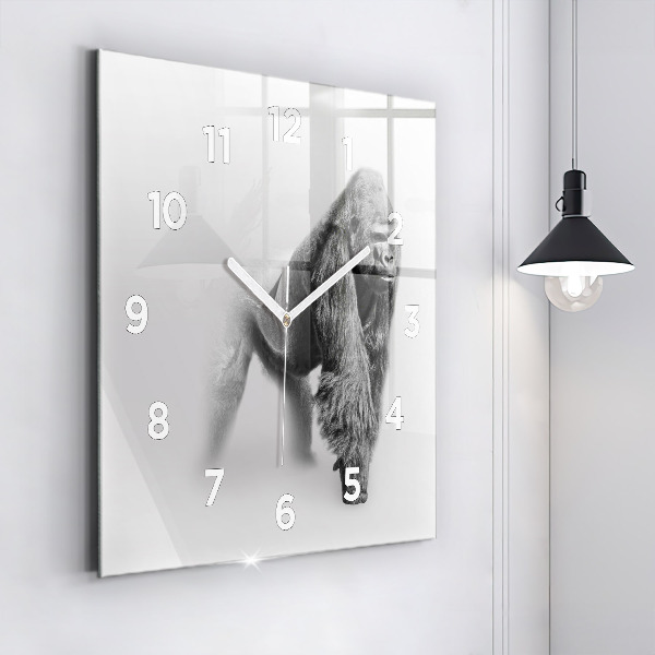 Orologio quadrato in vetro Collezione di arte animale