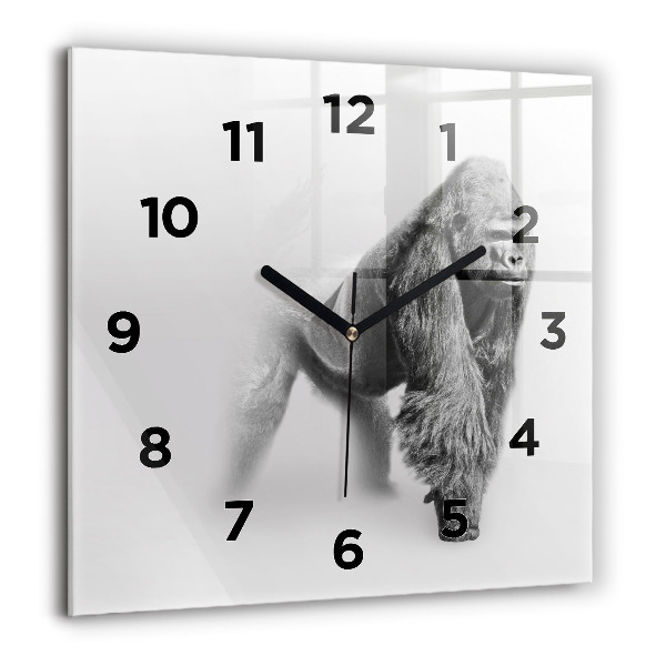 Orologio quadrato in vetro Collezione di arte animale
