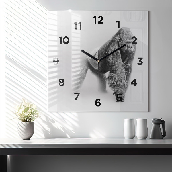 Orologio quadrato in vetro Collezione di arte animale