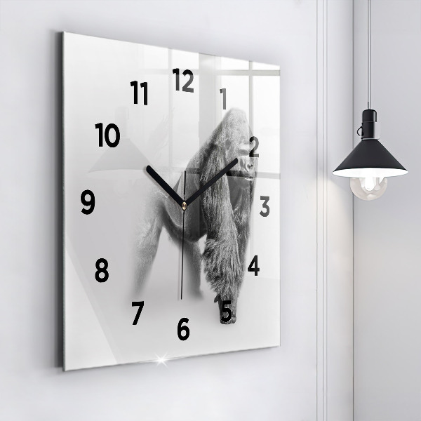 Orologio quadrato in vetro Collezione di arte animale