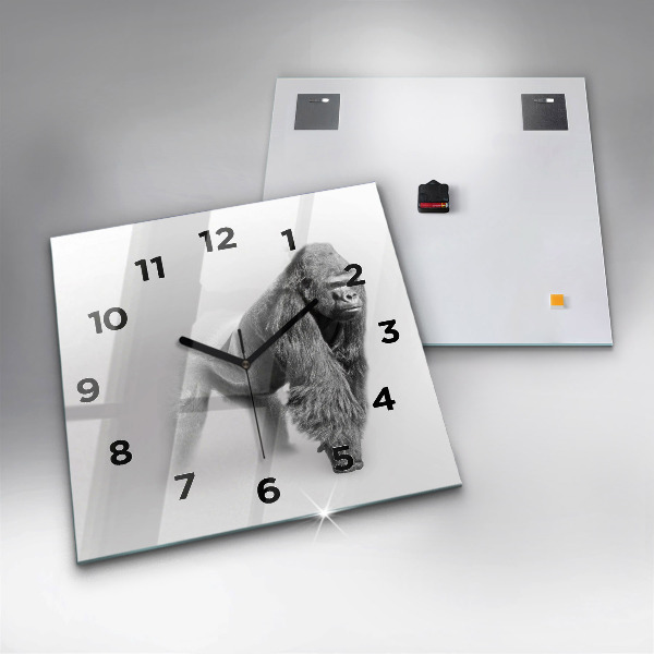 Orologio quadrato in vetro Collezione di arte animale