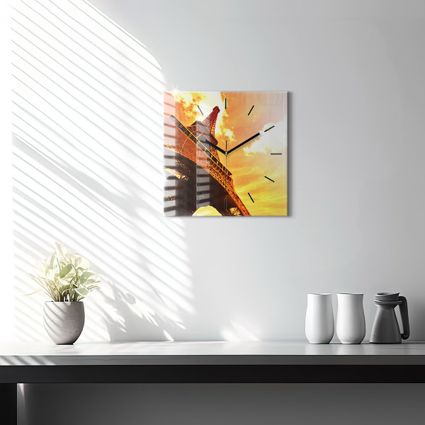 Orologio quadrato La Torre Eiffel a Parigi