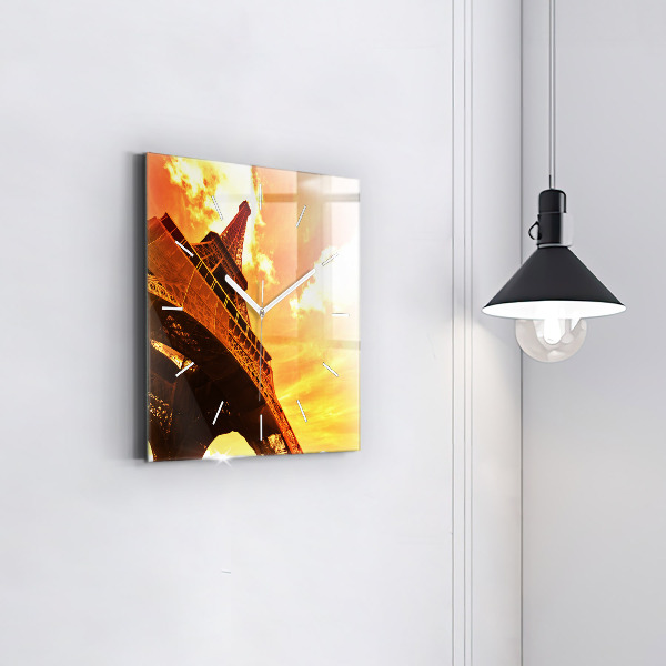 Orologio quadrato La Torre Eiffel a Parigi
