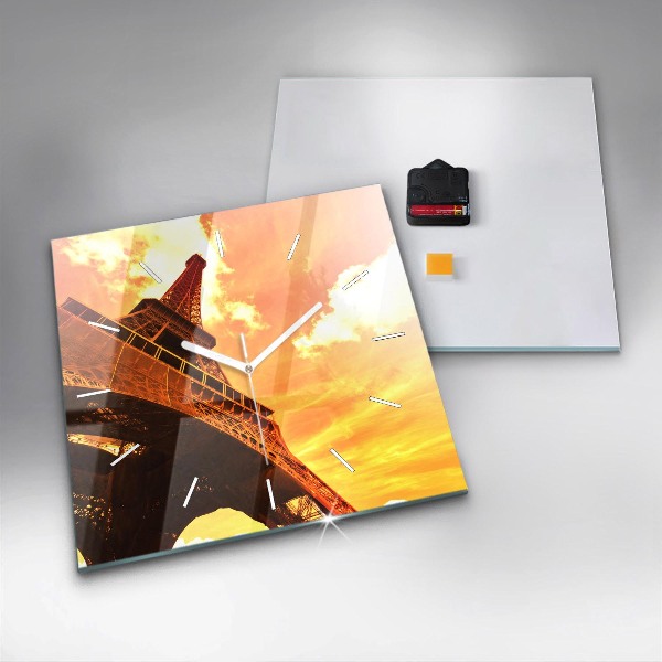 Orologio quadrato La Torre Eiffel a Parigi