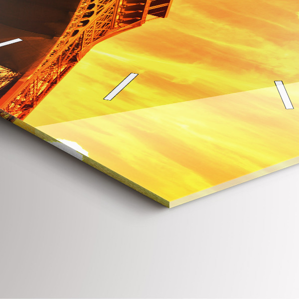 Orologio quadrato La Torre Eiffel a Parigi