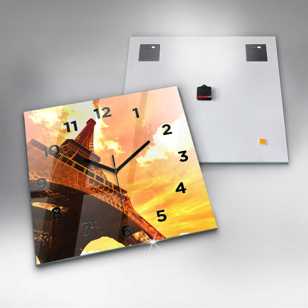 Orologio quadrato La Torre Eiffel a Parigi