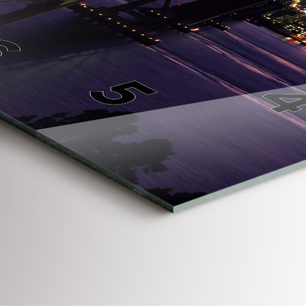 Orologio quadrato tramonto negli Stati Uniti