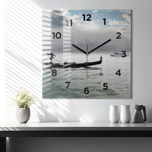 Orologio quadrato Gondola a Venezia