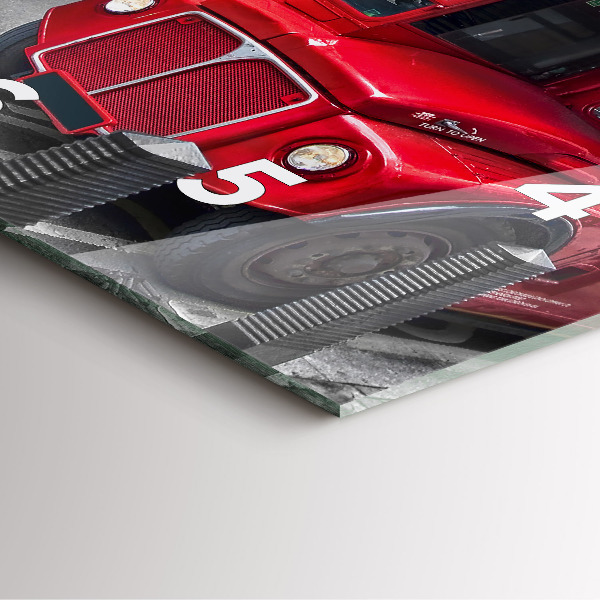 Orologio quadrato Autobus rosso a due piani