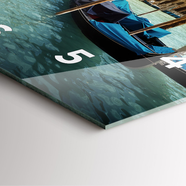 Orologio quadrato Gondole Venezia Italia